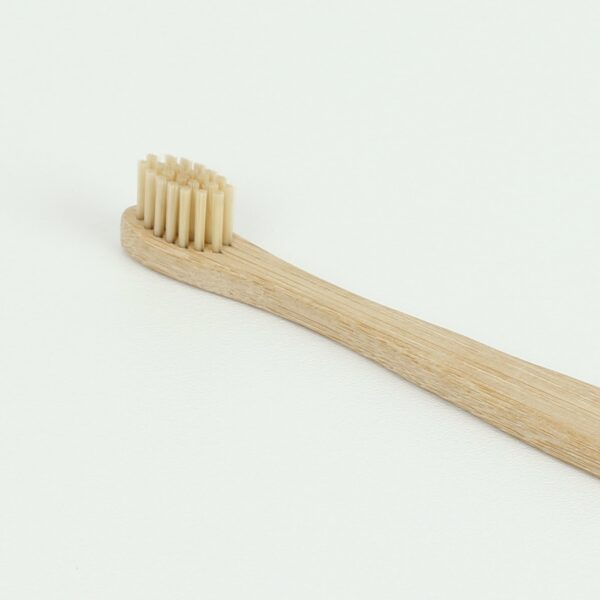 Bamboo 'junior' toothbrush- bamboo bristles - Image 4