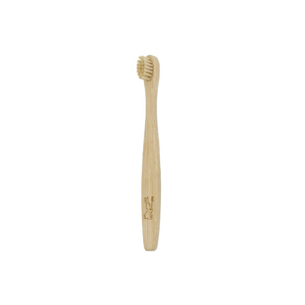 Bamboo 'junior' toothbrush- bamboo bristles - Image 3