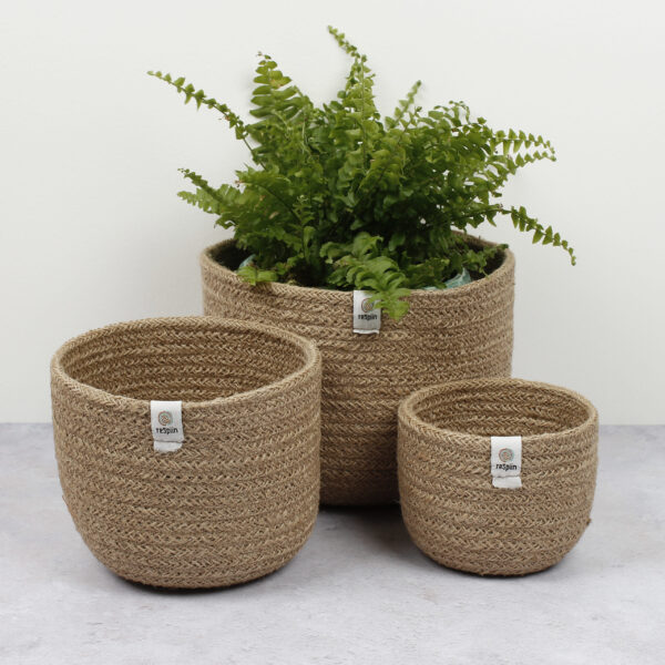 natural respiin baskets bowls