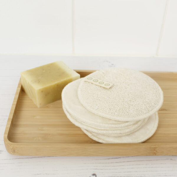 organic cotton reusable facial pads