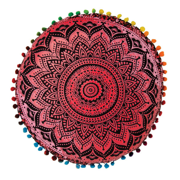 mandala meditation cushion