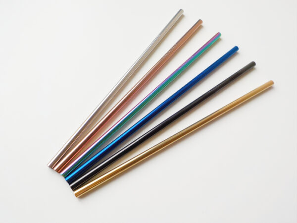 Neon stainless steel straw - Image 4