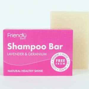 lavender and geranium shampoo bar