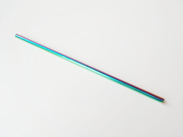 Neon stainless steel straw - Image 2