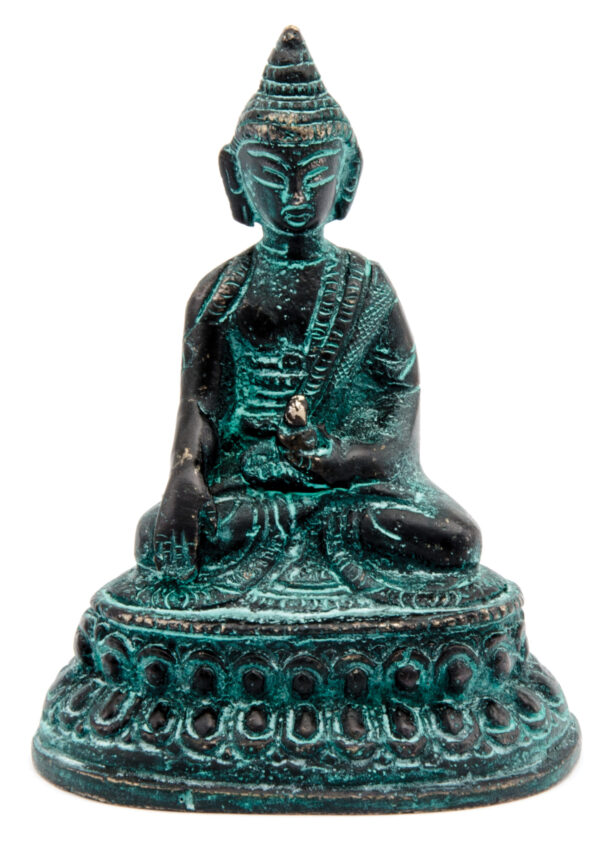 Antique brass Buddha