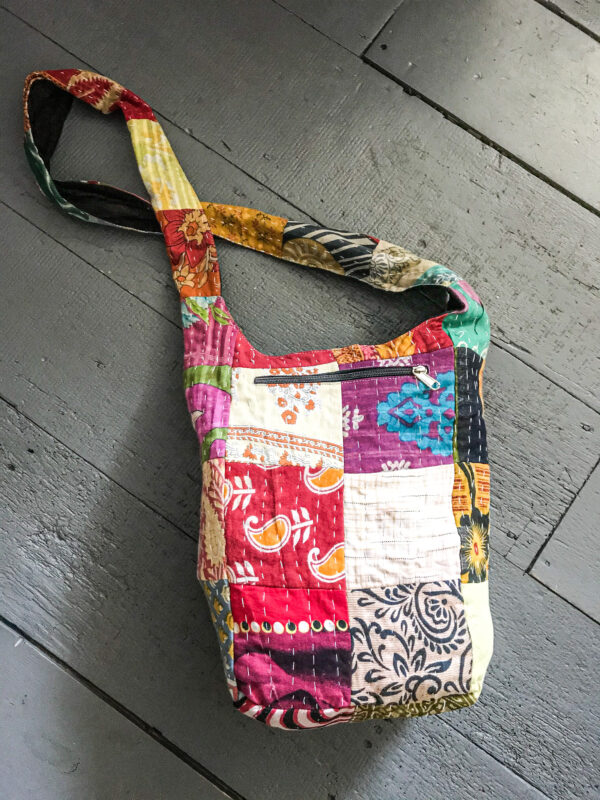 Kantha shoulder bag