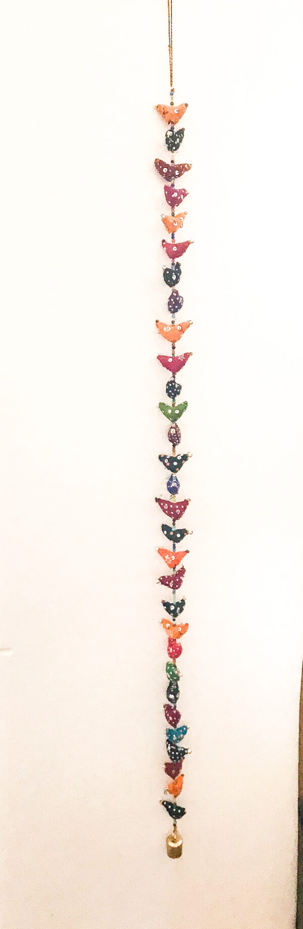 Extra long string of recycled Indian birds - Image 4