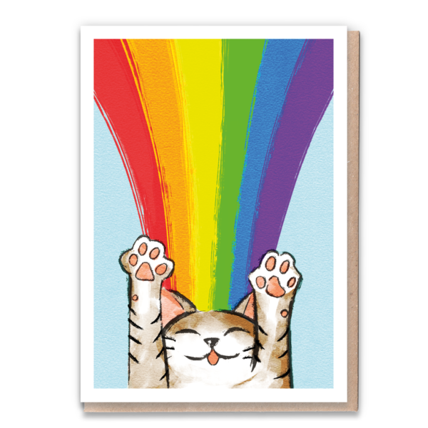 Feline positive card