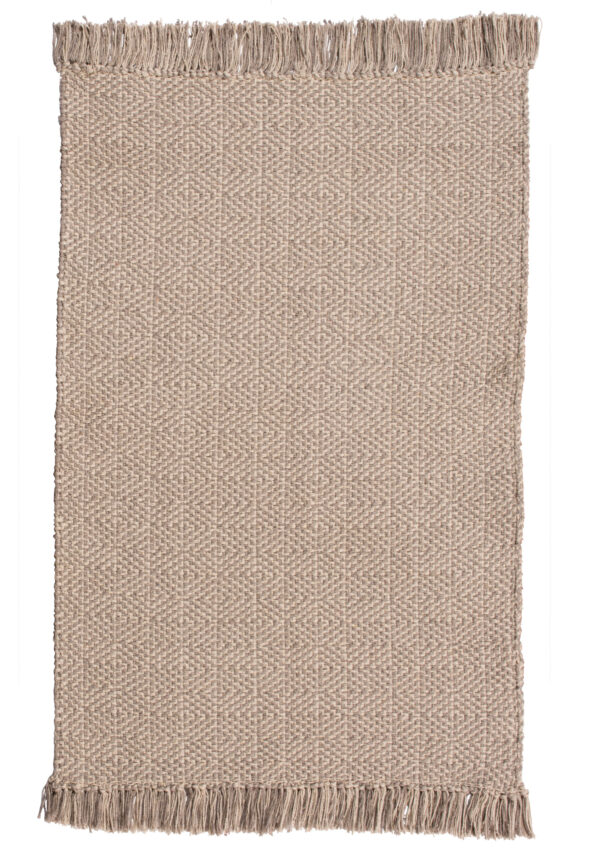 Taupe souk geometric rug