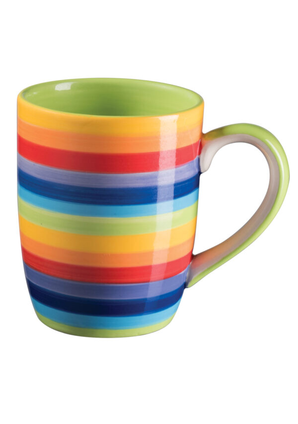 Fair trade rainbow mug