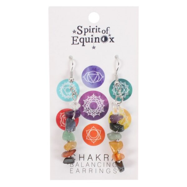 Chakra stone earrings