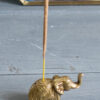 Brass fairtrade elephant incense holder, Wildwood Cornwall, Bude