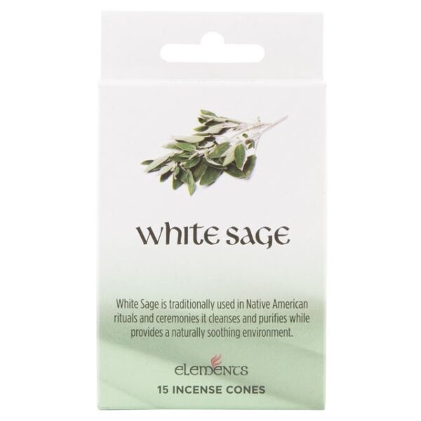 White sage elements cones