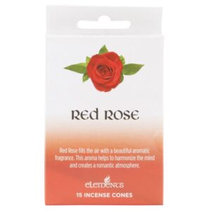 Red rose incense cones