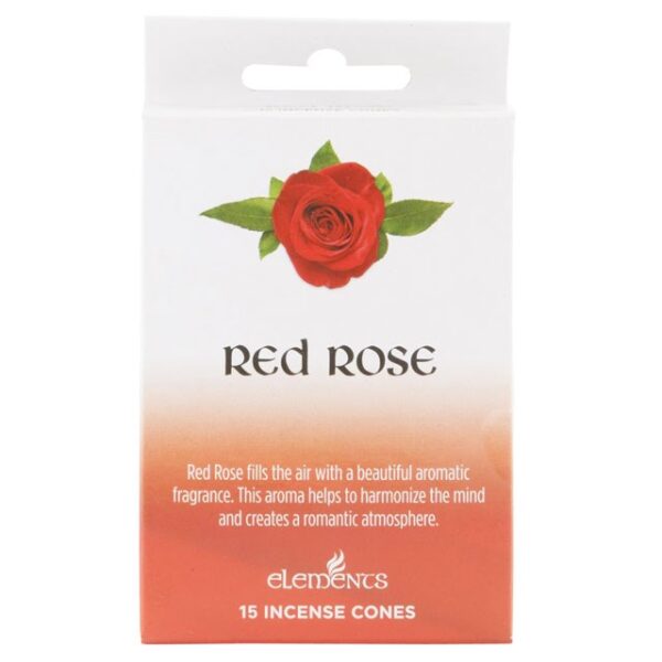 Red rose incense cones