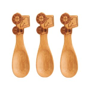 Tractor bamboo baby spoons