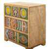 3 drawer African style chest - Image 4