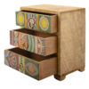 3 drawer African style chest - Image 3