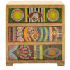 3 drawer African style chest - Image 2