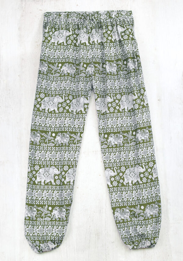 Olive green harem pants