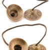 Bronze Tibetan mantra tingsha bells - Image 2