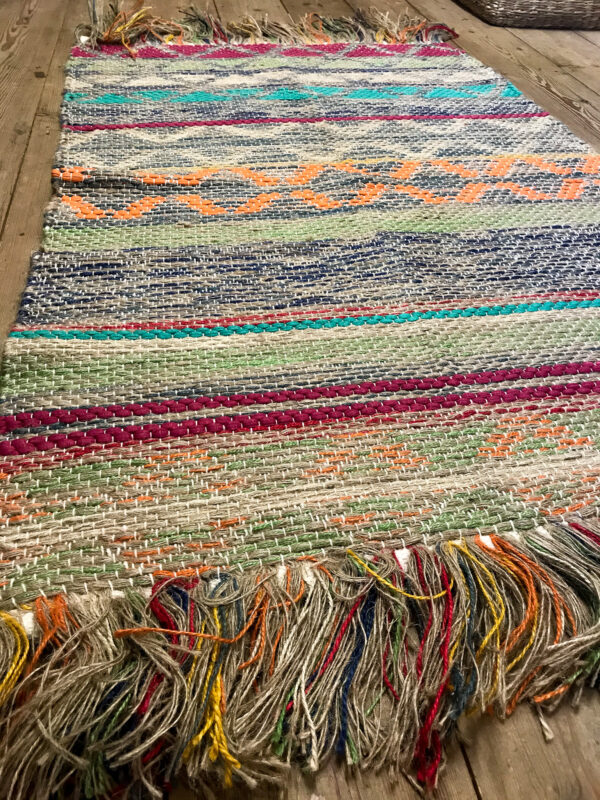 Panama Jute and cotton handloom rug, Wildwood Cornwall, Bude