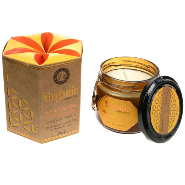 Mysore Chandan Sandalwood organic candle Wildwood