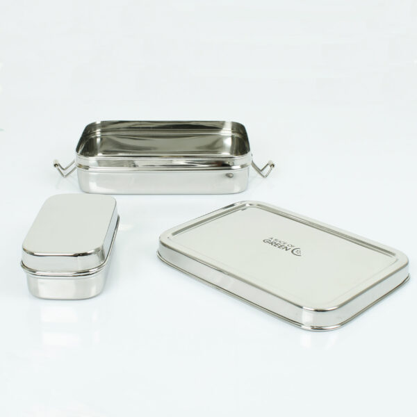 Stainless steel lunch box Wildwood Cornwall
