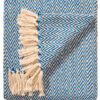 Indigo blue fair trade fairtrade cotton throw, Wildwood Cornwall, Bude