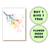 eco-friendly blossom card, Wildwood Cornwall, Bude