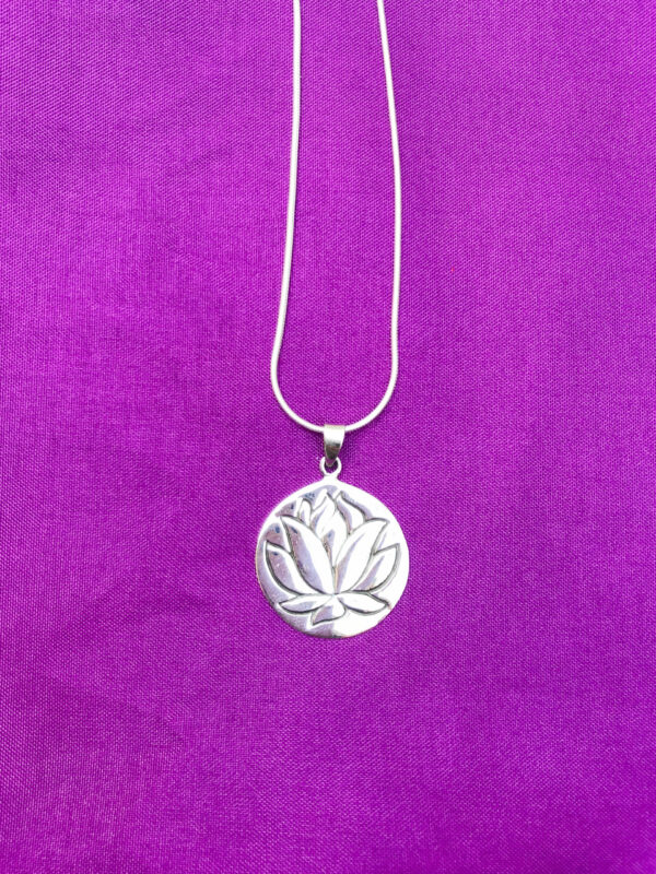 Lotus flower pendant Wildwood Cornwall