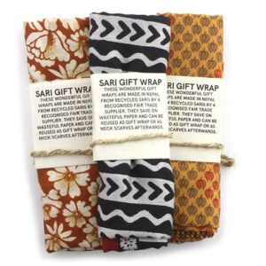 reusable fabric sari gift wrap