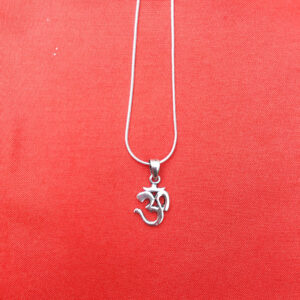 Silver om necklace Wildwood Cornwall Bude