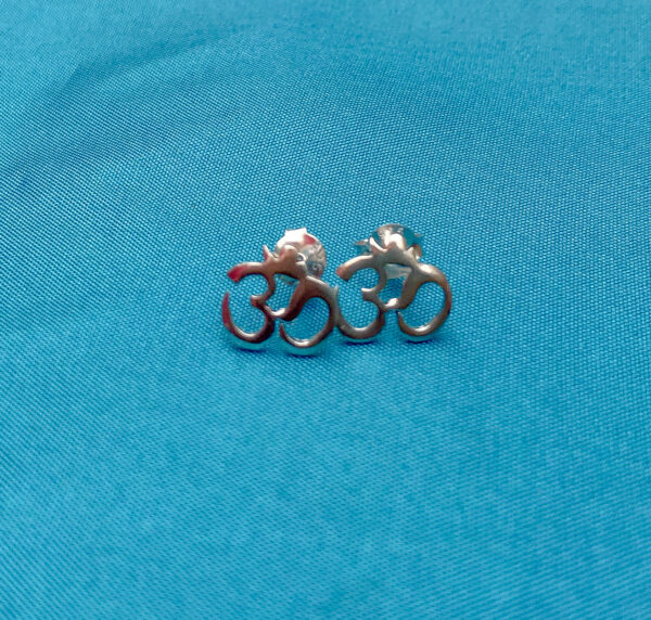 Sterling silver om earrings