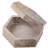 Hexagonal chakra box, fair trade, Wildwood Cornwall