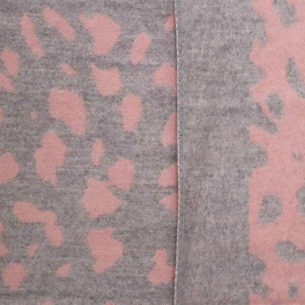 blush pink animal print scarf, Wildwood Cornwall