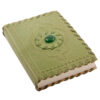 green leather journal wildwood cornwall fair trade