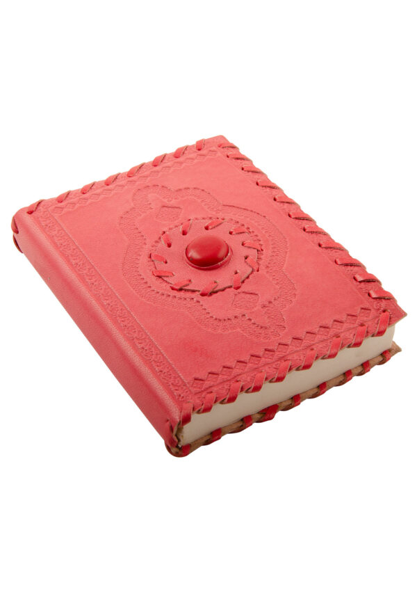 red leather journal wildwood cornwall fair trade