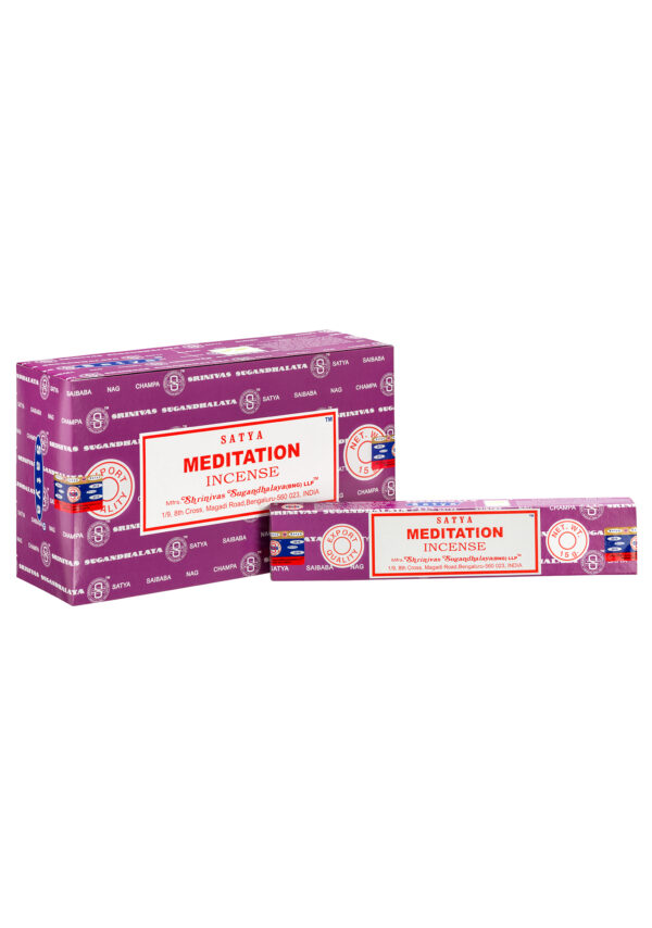 Meditation Satya incense sticks Wildwood Cornwall