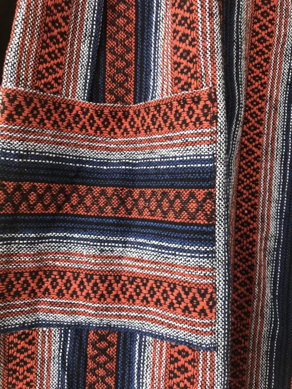 Fair trade thai weave ethical dungaree dress Wildwood Cornwall