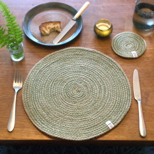 Respiin rsj038 neutral spiral placemat Wildwood Cornwall