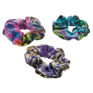 Fair trade ethical tie dye hair scrunchie