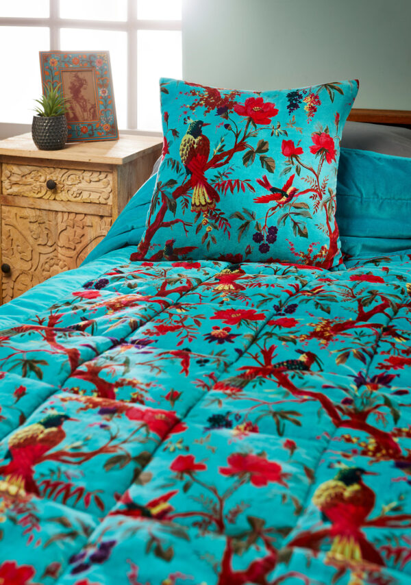 Wildwood cornwall tropical cotton ethical quilt