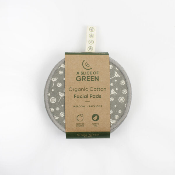 Organic cotton facial cleansing pads- meadow - Image 5