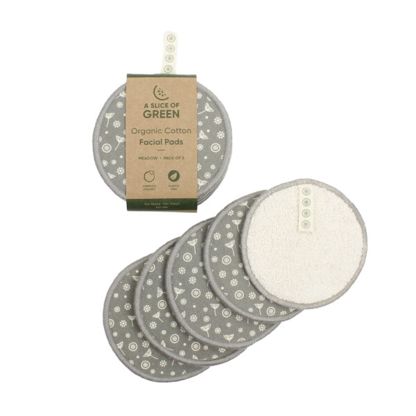 Organic cotton facial pads machine washable Wildwood Cornwall