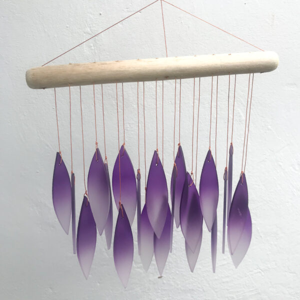 Purple ombre ethical windchime Fair trade