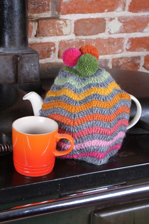 San clemente pachamama fair trade tea cosy pink