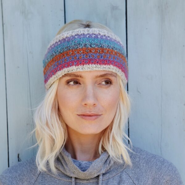 Villarica headband ethical fair trade boho winter headband square