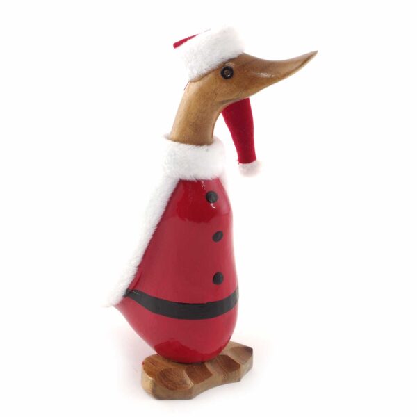 wooden santa duckling ethical Wildwood Cornwall