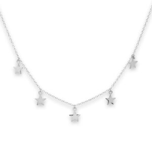 Asti necklace sterling silver starburst wildwood cornwall boho